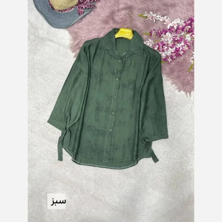 شومیز زنانه گازوئیلی گونای فری سایز 38 تا 48