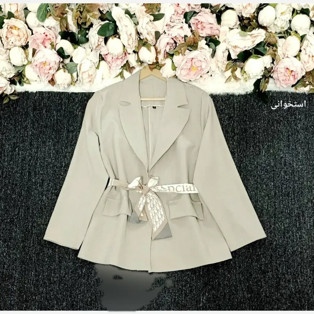 کت دیور زنانه جنس بزایاق درجه یک وارداتی رنگ مشکی نسکافه سرمهای استخوانی سایز L و XL