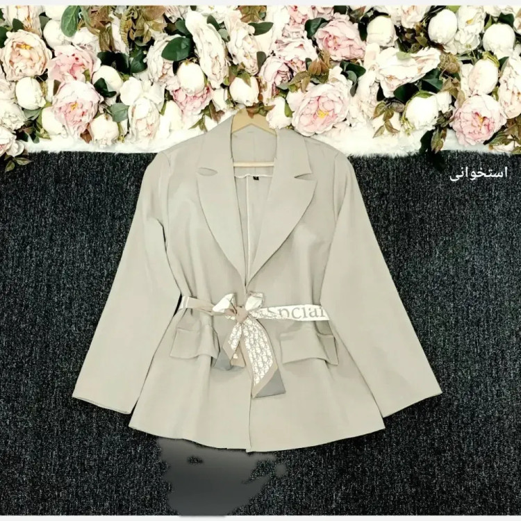 کت دیور زنانه جنس بزایاق درجه یک وارداتی رنگ مشکی نسکافه سرمهای استخوانی سایز L و XL