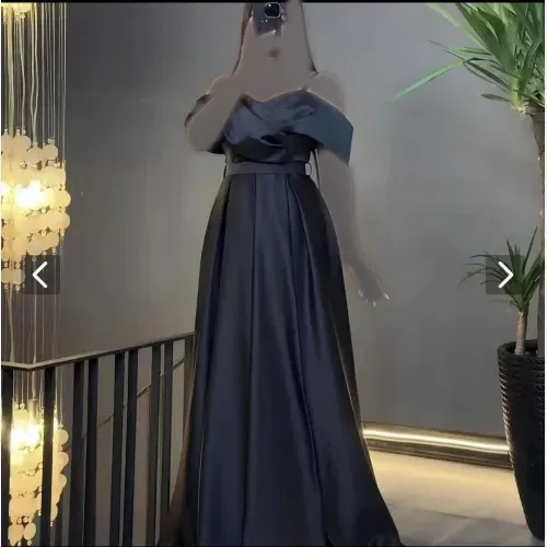 لباس مجلسی زنانه مدل سارگل برند لوکس جنس ساتن آمریکایی قد 155 سانت
