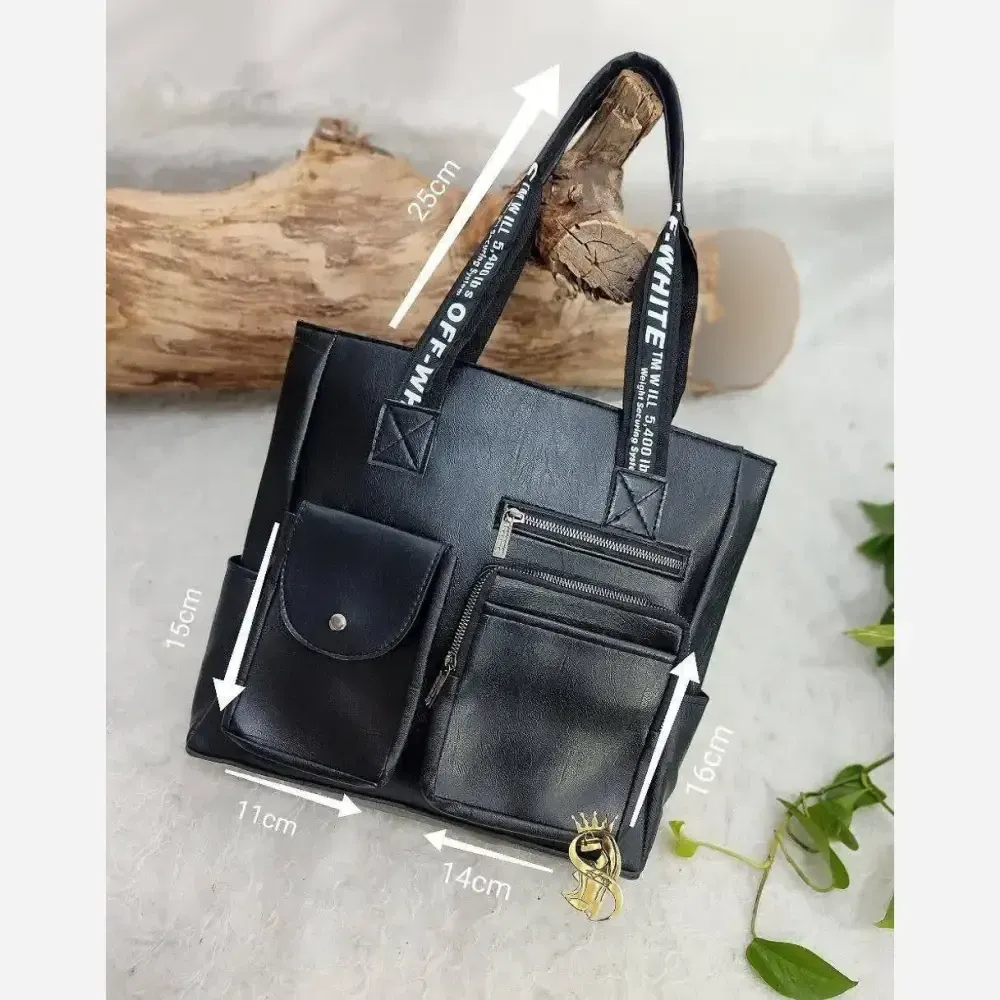 صندل طبی زنانه مدل دو گیس چرم صنعتی مشکی و کرمی