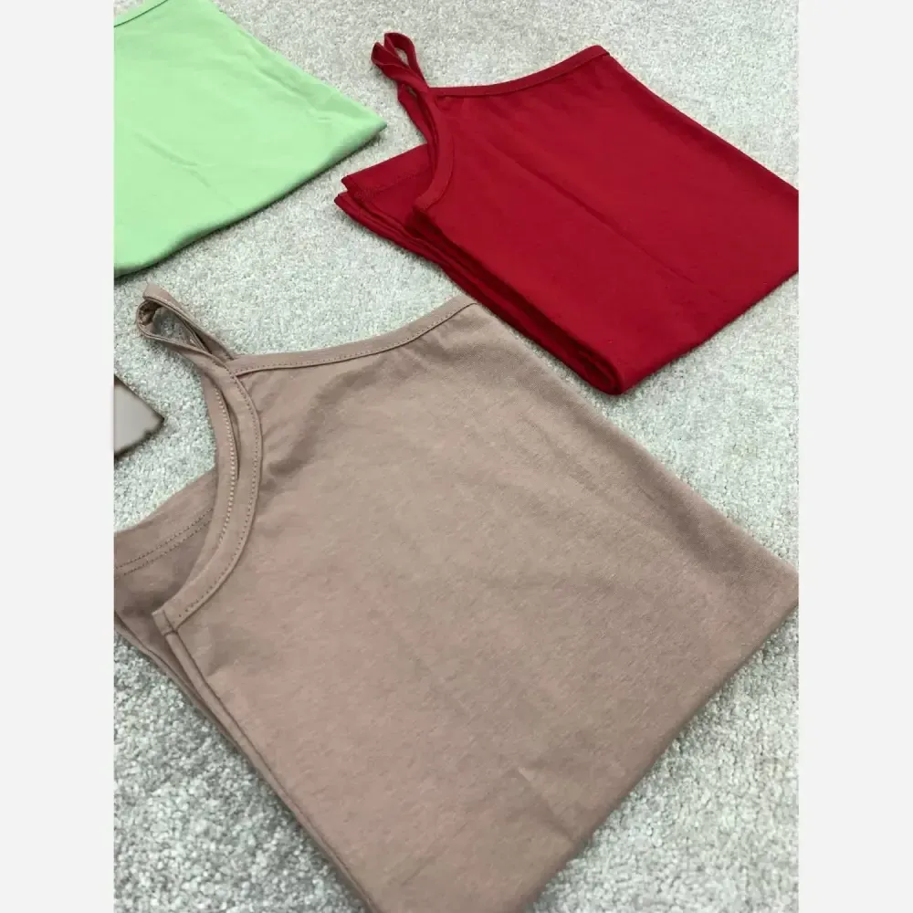 تاپ ساده پنبه ای زنانه فری سایز رنگ بندی متنوع