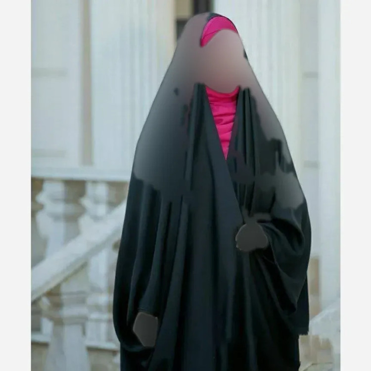 چادر جده عربی اصیل جنس کن کن ندا مروارید رنگ مشکی