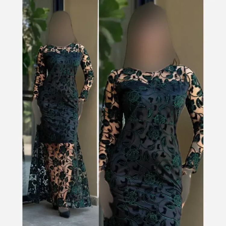 ماکسی مجلسی فلوک مخمل شاین قد 160