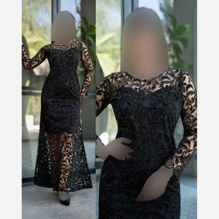 ماکسی مجلسی فلوک مخمل شاین قد 160