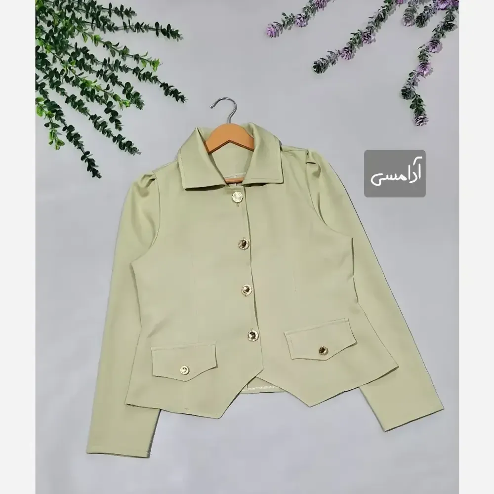 کت و دامن زنانه سه تیکه مازراتی با پاپیون جداگانه سایز 38 تا 46