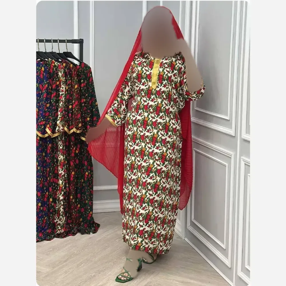 پیراهن ساحلی نخی زنانه مدل زرین فری سایز خنک و راحت