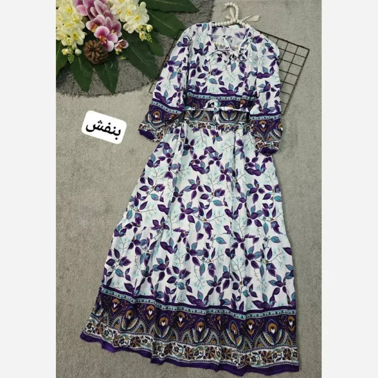 لباس ساحلی زنانه نخی مدل مهدیس فری سایز خنک ضد تعریق