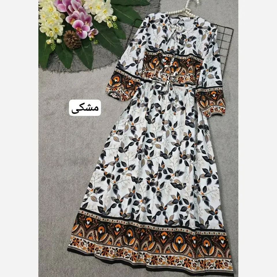 لباس ساحلی زنانه نخی مدل مهدیس فری سایز خنک ضد تعریق