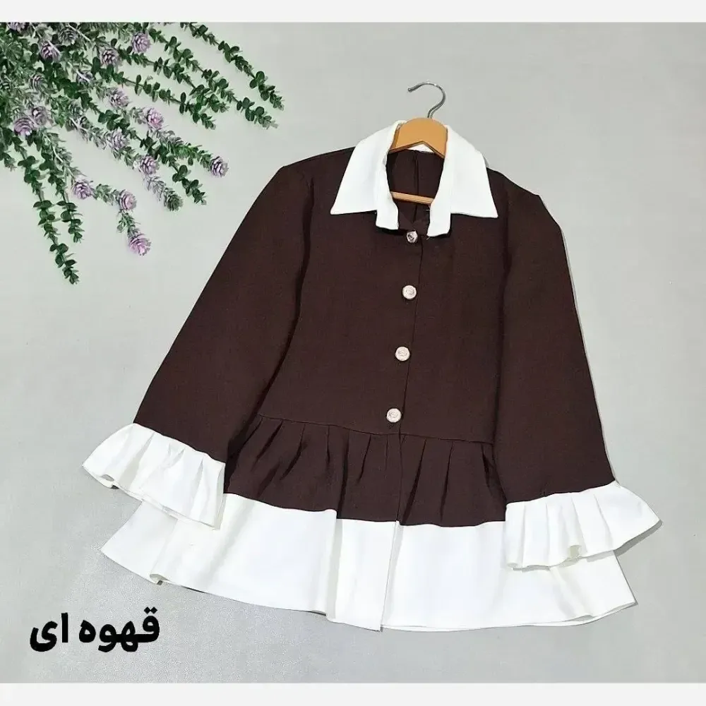 شومیز عروسکی الینا جنس مازراتی نخ توییست سایز 38 تا 46