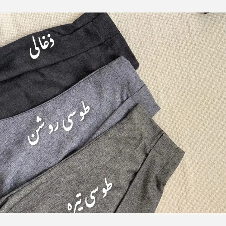 شلوار دامنی زنانه کرپ فاستونی فری سایز رنگی