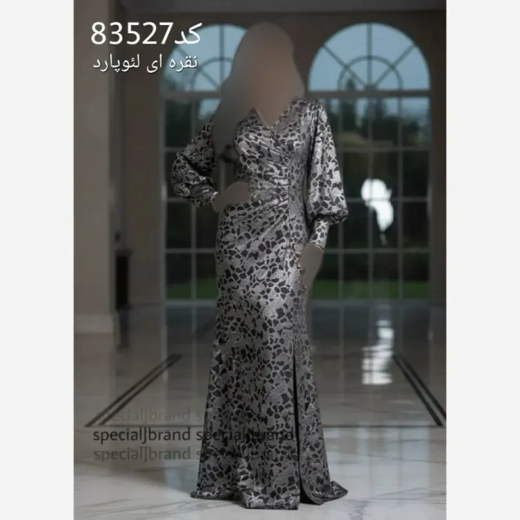 ماکسی مجلسی زنانه جنس دیسکو اسلیک مدل عالیا