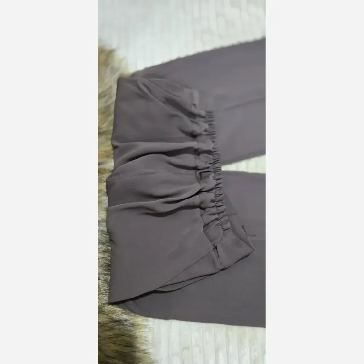 شلوار بگ زنانه جنس کرپ مورگان درجه یک رنگ بندی متنوع سایز L تا 3XL