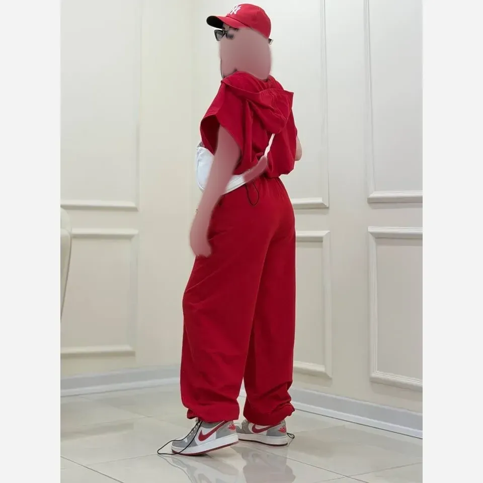 ست وست و شلوار نخ پنبه زنانه مدل ck