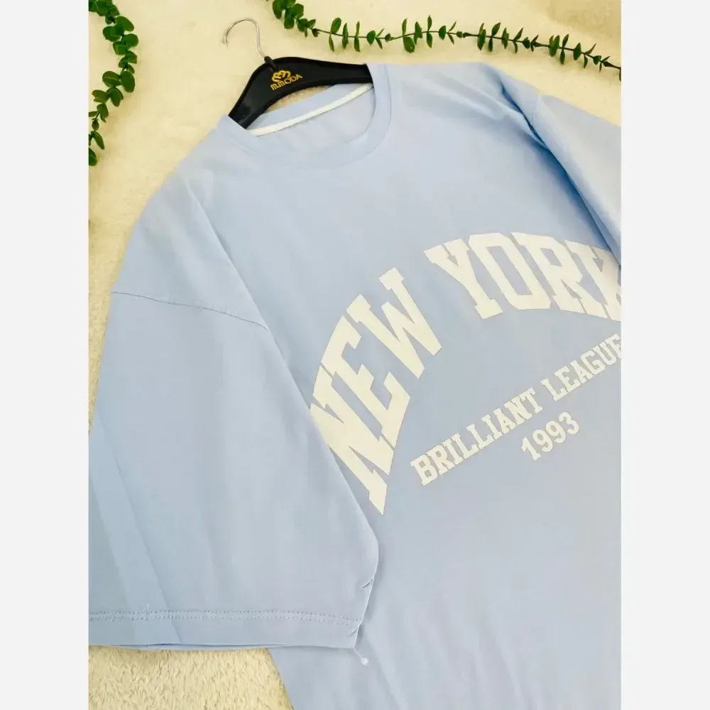تیشرت باکسی NEW YORK 1993 سوپر پنبه فری سایز زنانه