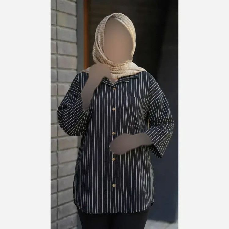 شومیز مانتویی ستاره 290 مراکشی دیپلمات فری سایز 38 تا 50