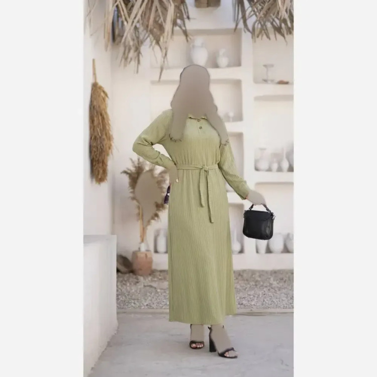 پیراهن بلند زنانه جنس سوپر آیوا درجه یک فری سایز