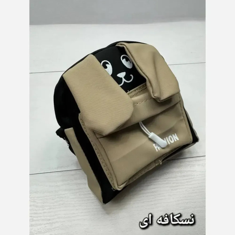 کیف fashion زنانه جنس نانسی نسکافه ای ابعاد 20 در 20 سانت