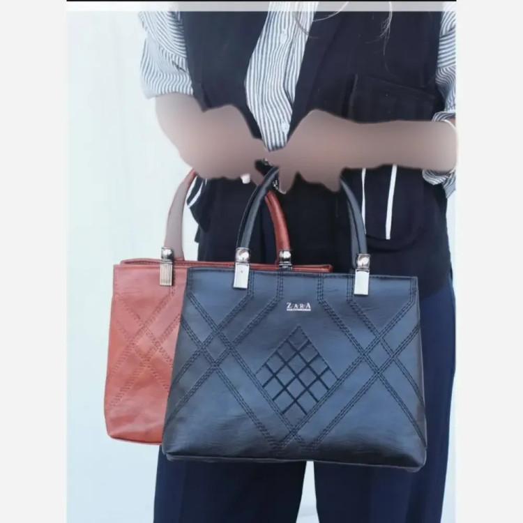 کیف زارا مشکی عسلی سایز 25
