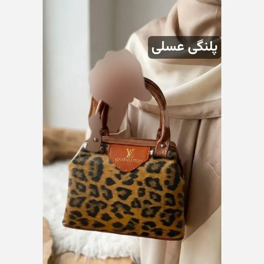 کیف مجلسی چرم صنعتی مدل صدف رنگی