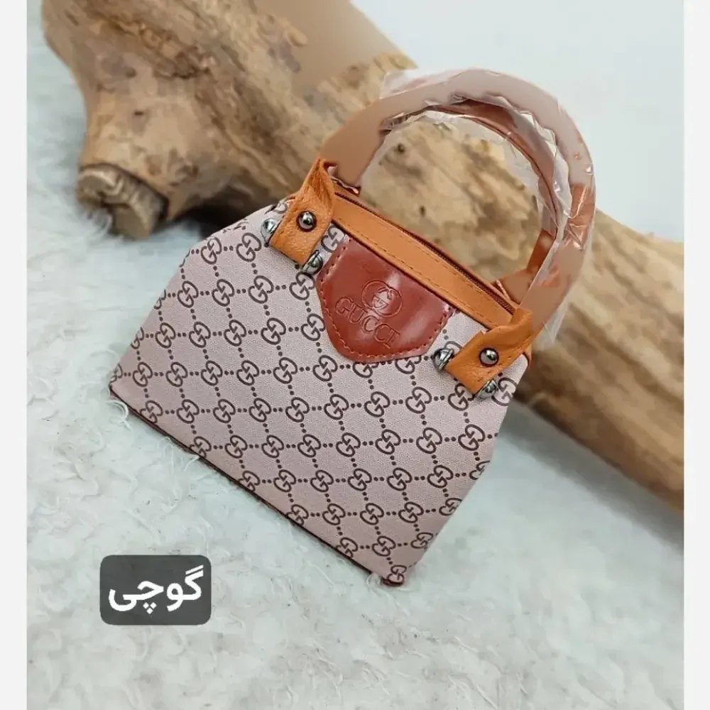 کیف مجلسی چرم صنعتی مدل صدف رنگی
