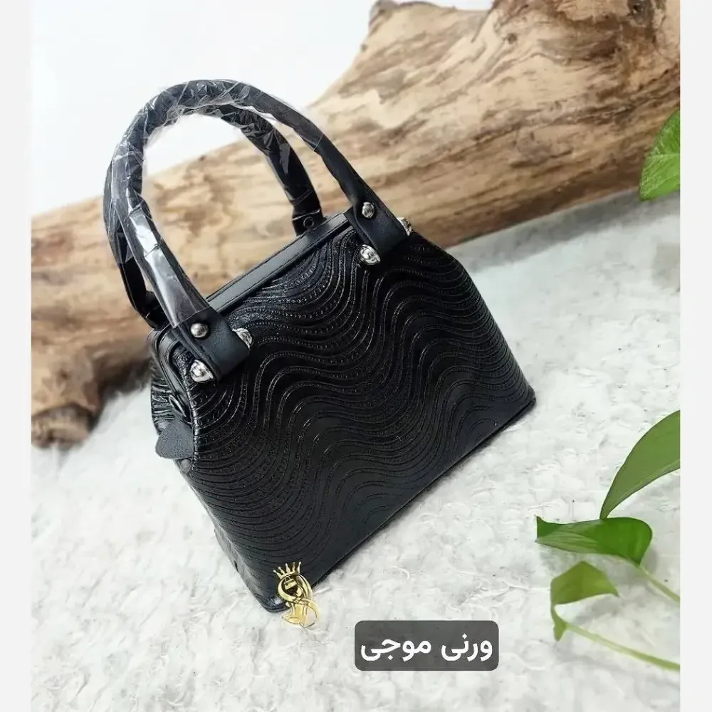 کیف مجلسی چرم صنعتی مدل صدف رنگی