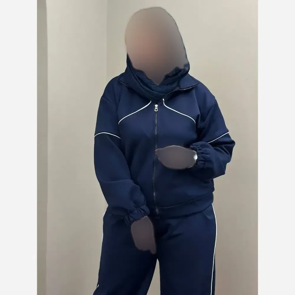 ست مستانه اسپرت جنس مازراتی باکیفیت فری سایز 36 تا 46 رنگ مشکی سورمه ای شکلاتی