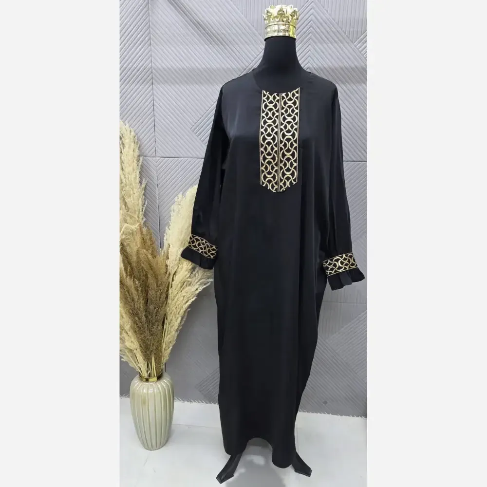 عبا زنانه مدل یاس جنس الیزه رنگ مشکی