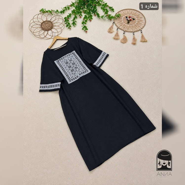 مانتو عبایی زنانه جنس کرپ اسکاچیکتیبه تافته فری سایز ۳۶تا۵۸
