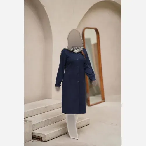 مانتو زنانه مدل ماهور سینه پلیسه دوختی پارچه کارتیر خنک مناسب روزمره و اداری چهار رنگ سایزبندی کامل