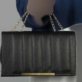 کیف چرم لنسر مشکی طرح اصلی اندازه 23×14 سانت