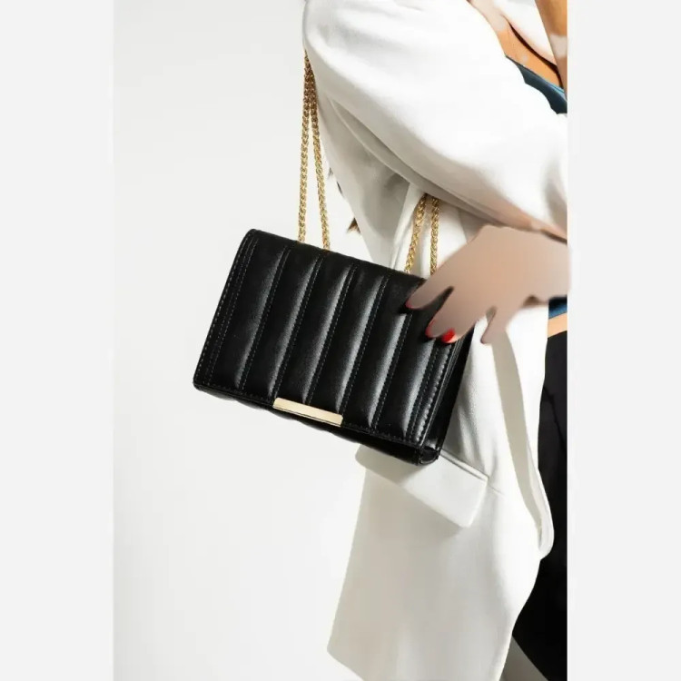 کیف چرم لنسر مشکی طرح اصلی اندازه 23×14 سانت