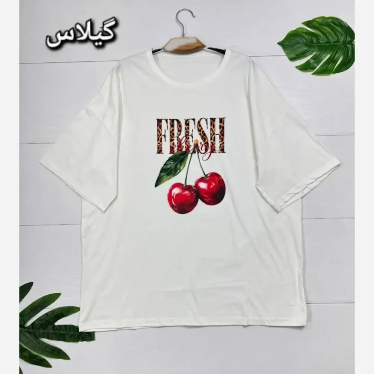 تیشرت نخ پنبه باکیفیت قواره بزرگ اسپرت سایز فری 44 تا 54