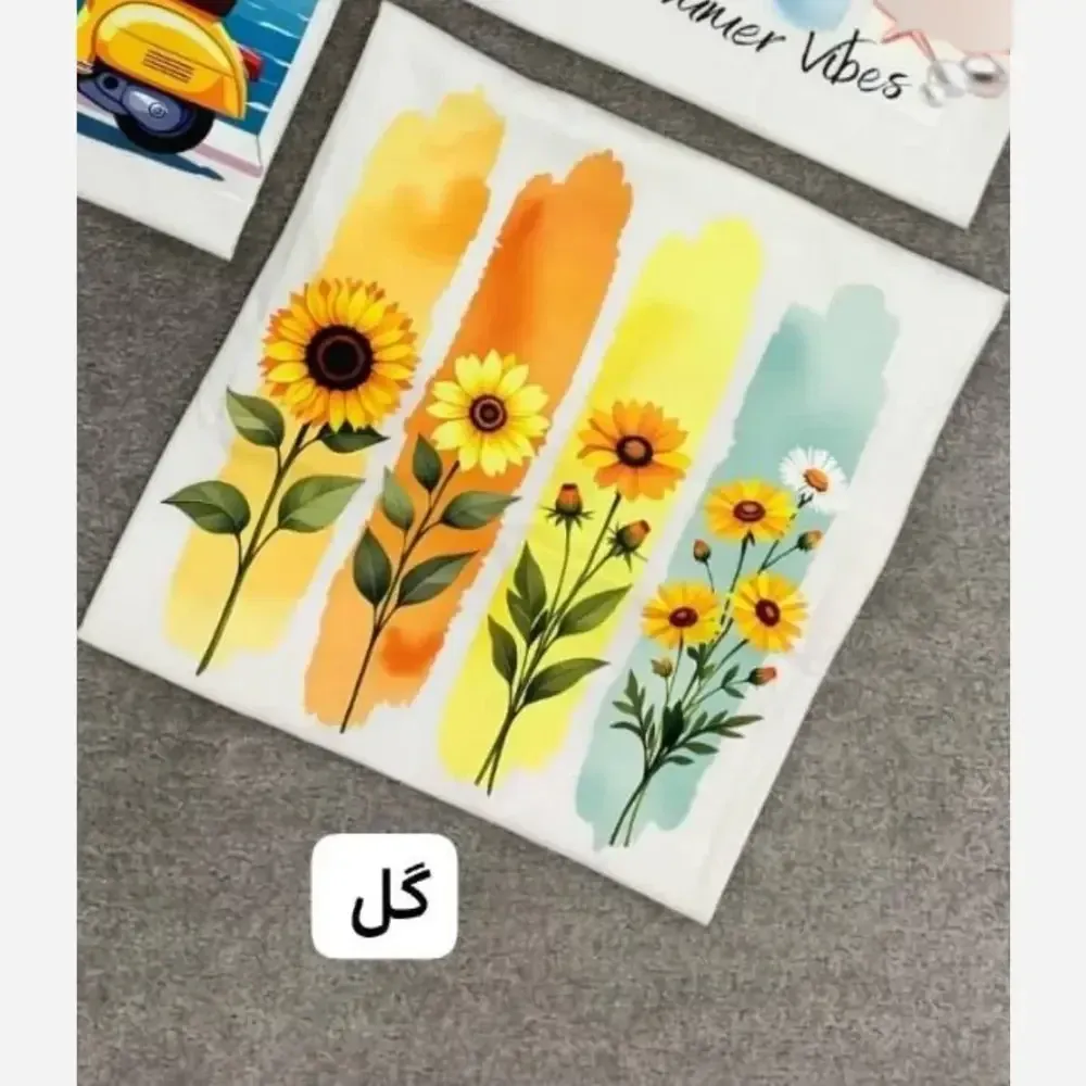 تیشرت قواره دار تابستانه پنبه ای فری سایز
