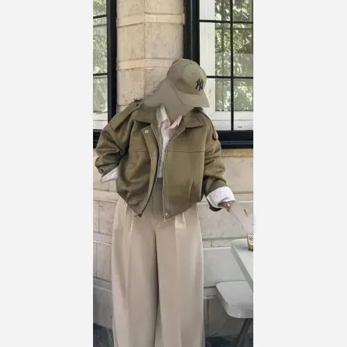 بامبر کتان ضخیم پاییزه فری سایز