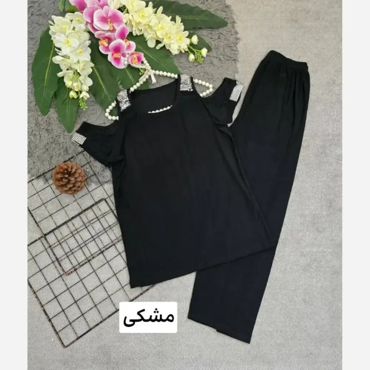 ست زنانه ویسکوز کش مدل دلبرانه فری سایز 36 تا 46