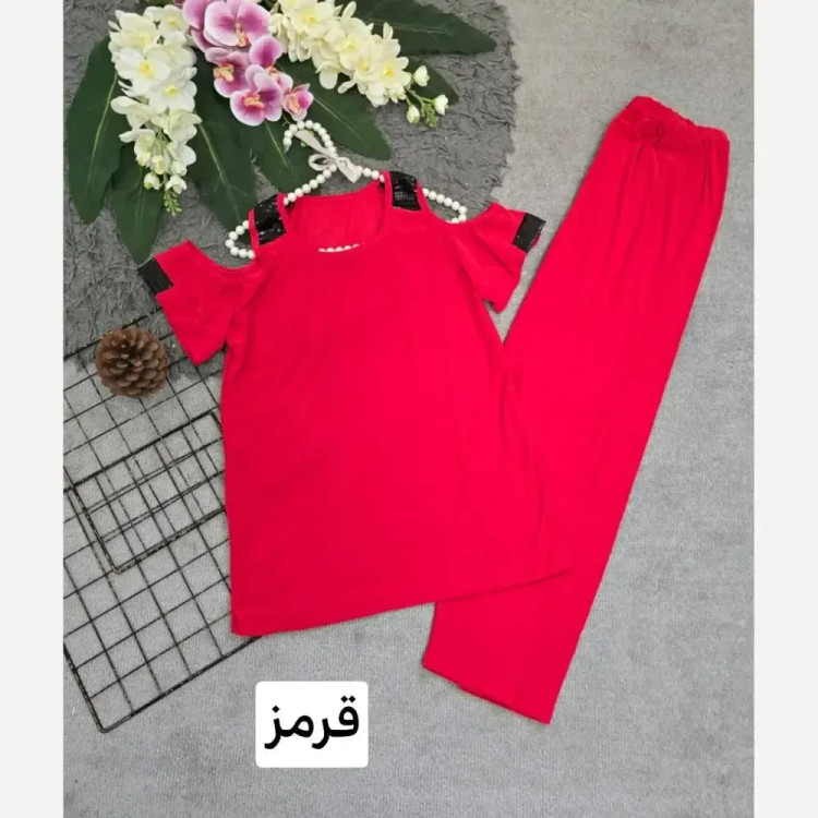 ست زنانه ویسکوز کش مدل دلبرانه فری سایز 36 تا 46