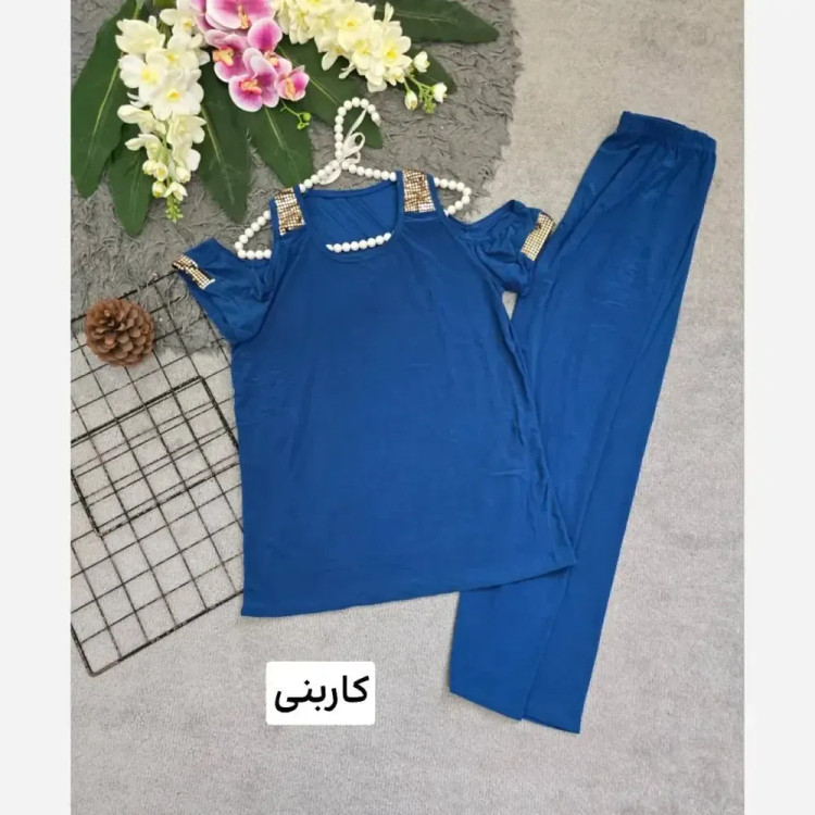 ست زنانه ویسکوز کش مدل دلبرانه فری سایز 36 تا 46