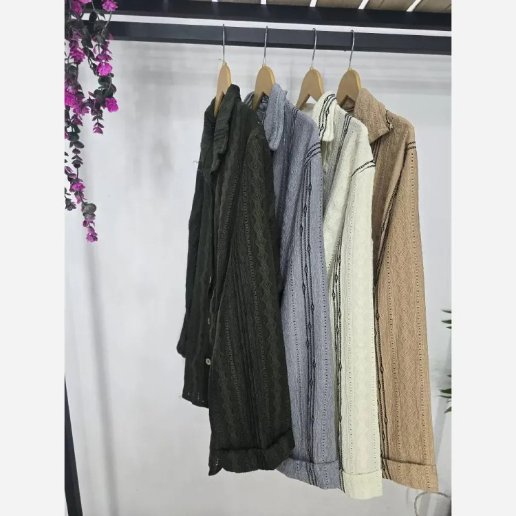 شومیز کرانه مراکشی طرح ابریشم فری سایز 36 تا 46