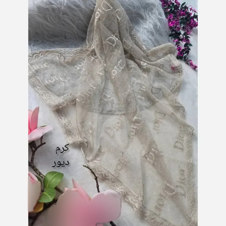 مینی پروانه تور مخمل کوبی فری سایز ابعاد 75 در 75 رنگبندی متنوع