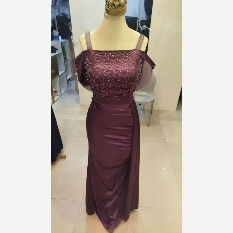 لباس مجلسی صدف ساتن ال ایکس قد 150 رنگی سایز 36 تا 46