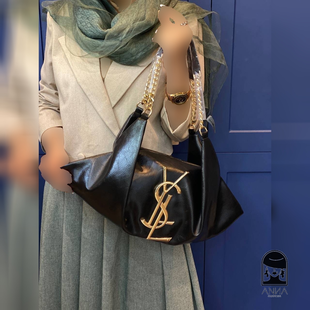 کیف زنانه مدل یاشیل جنس چرم با سایز آزاد