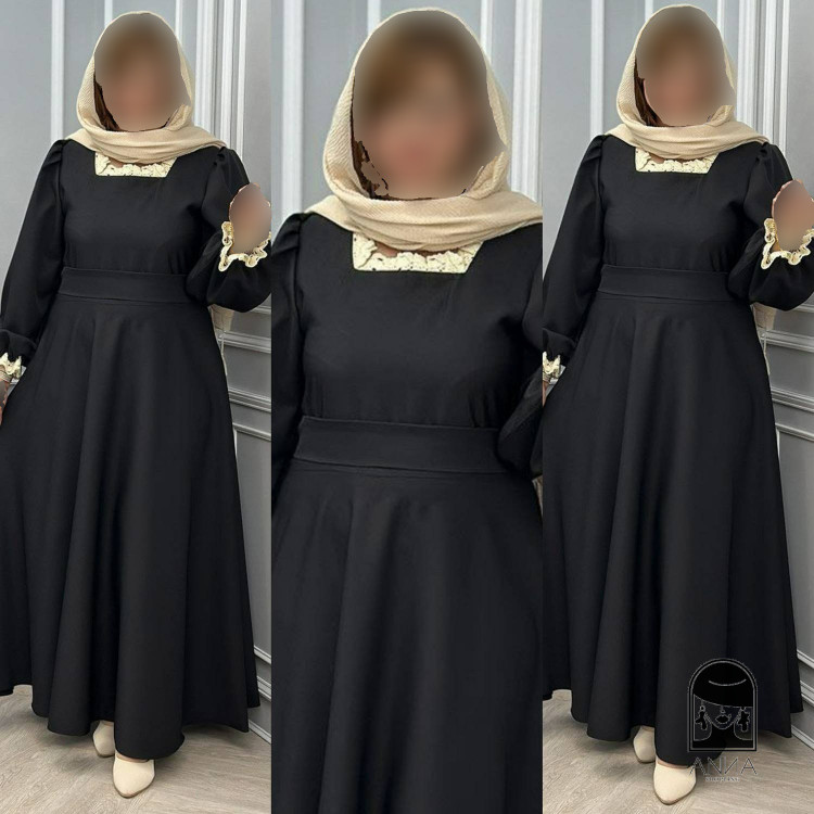 پوشاک زنانه مدل بنین جنس الیزه با فری سایز