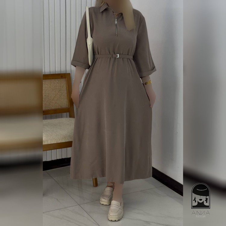پوشاک زنانه مدل نازیلا جنس تنسل فری سایز