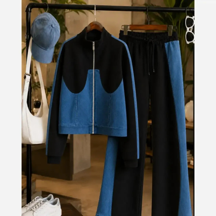 هودی شلوار زنانه نازنین جنس دورس و لی سایز 38 تا 46