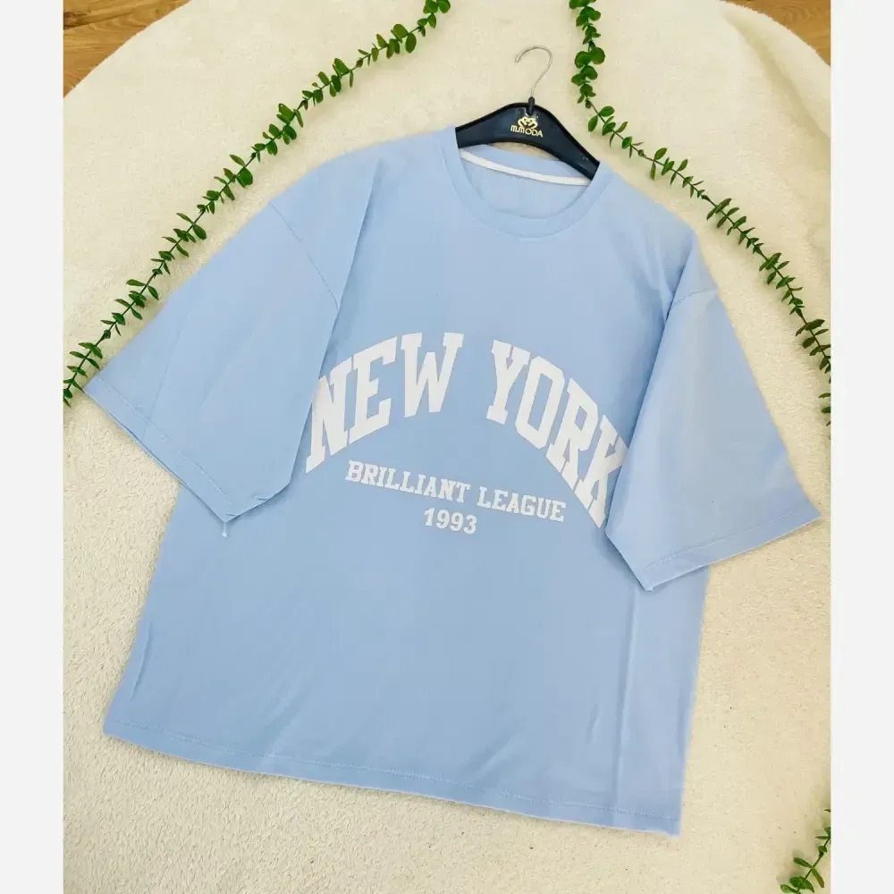 تیشرت باکسی NEW YORK 1993 سوپر پنبه فری سایز زنانه