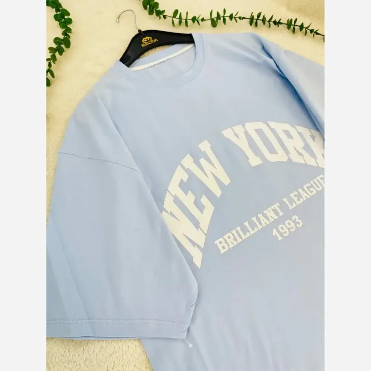 تیشرت باکسی NEW YORK 1993 سوپر پنبه فری سایز زنانه