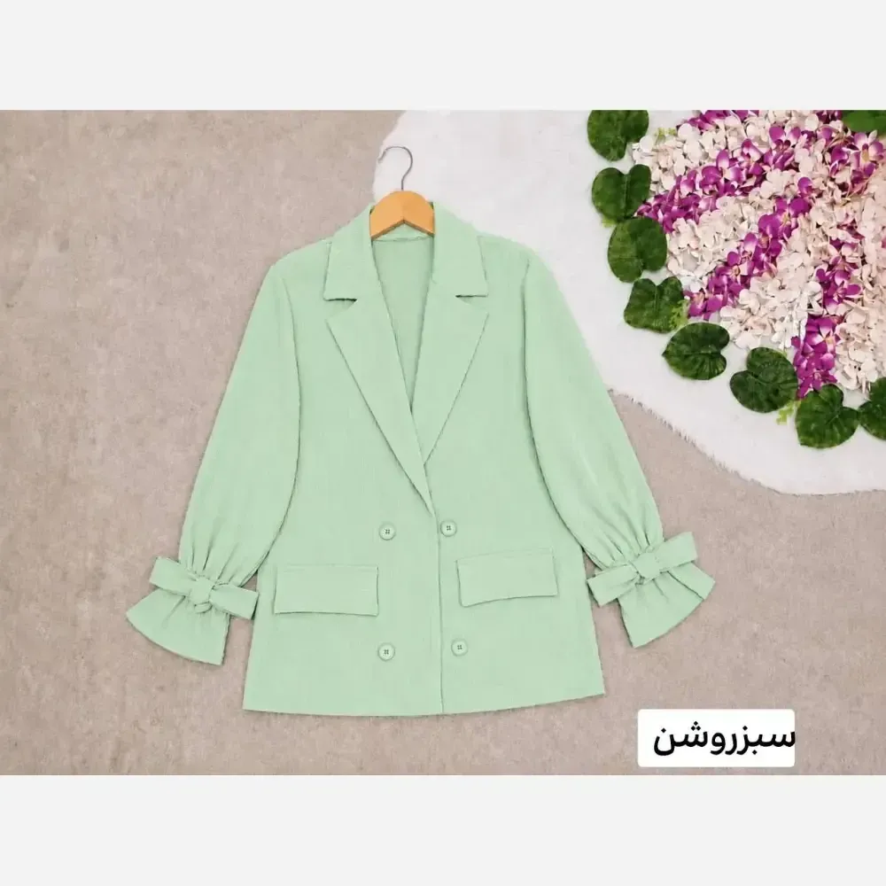 کت زنانه کیانا جنس اطلسی درجه یک فری سایز