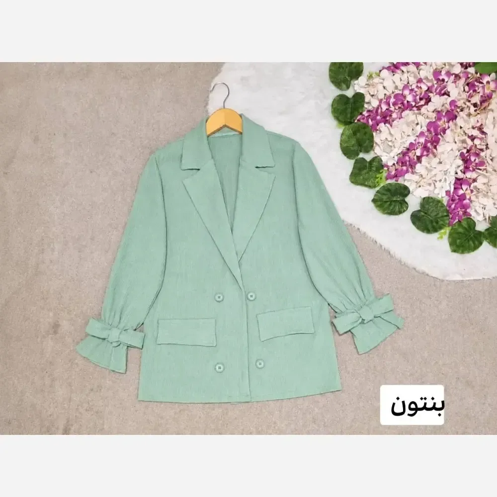 کت زنانه کیانا جنس اطلسی درجه یک فری سایز