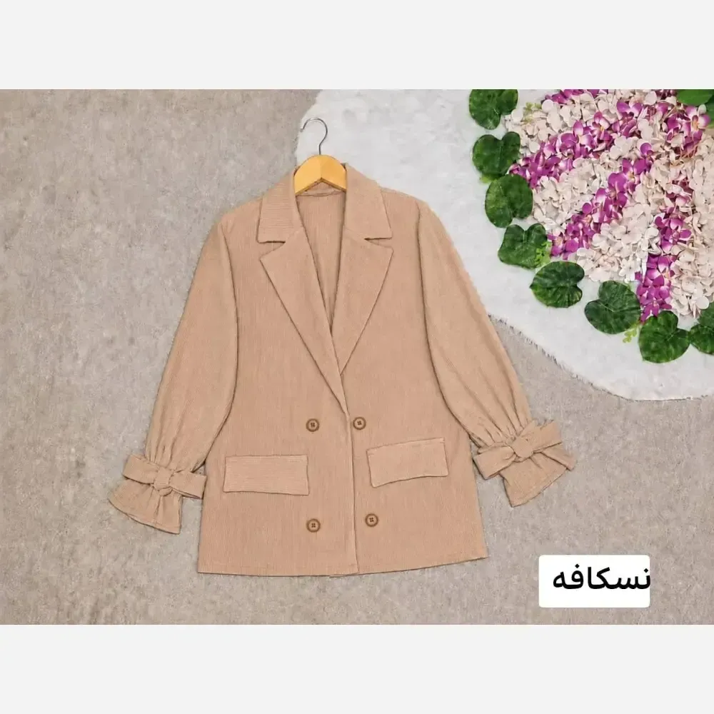 کت زنانه کیانا جنس اطلسی درجه یک فری سایز